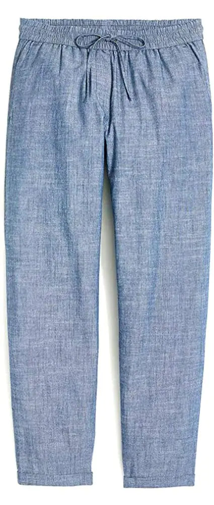 J.Crew Mercantile Womens Drawstring Pant (0 Chambray)